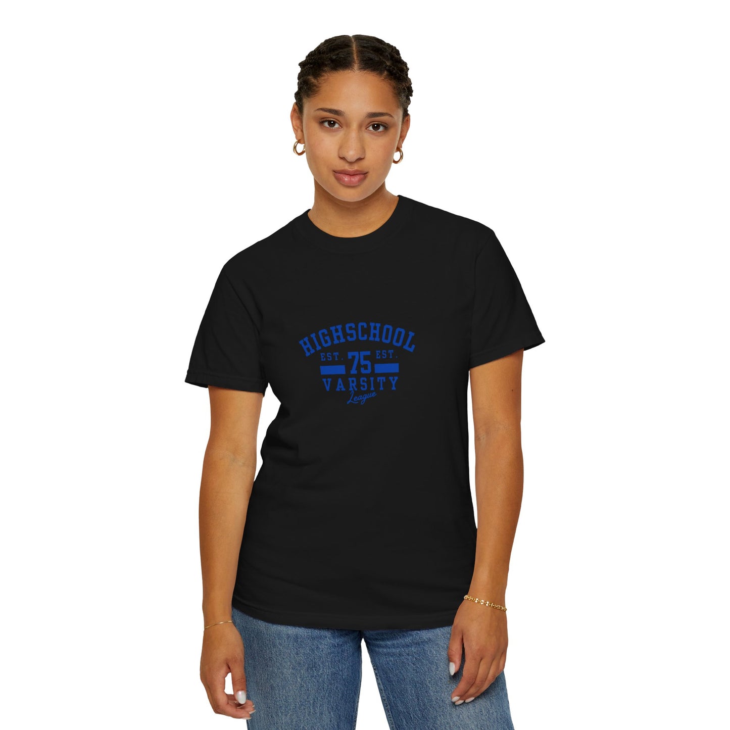 High School Varsity League Unisex Garment-Dyed T-shirt