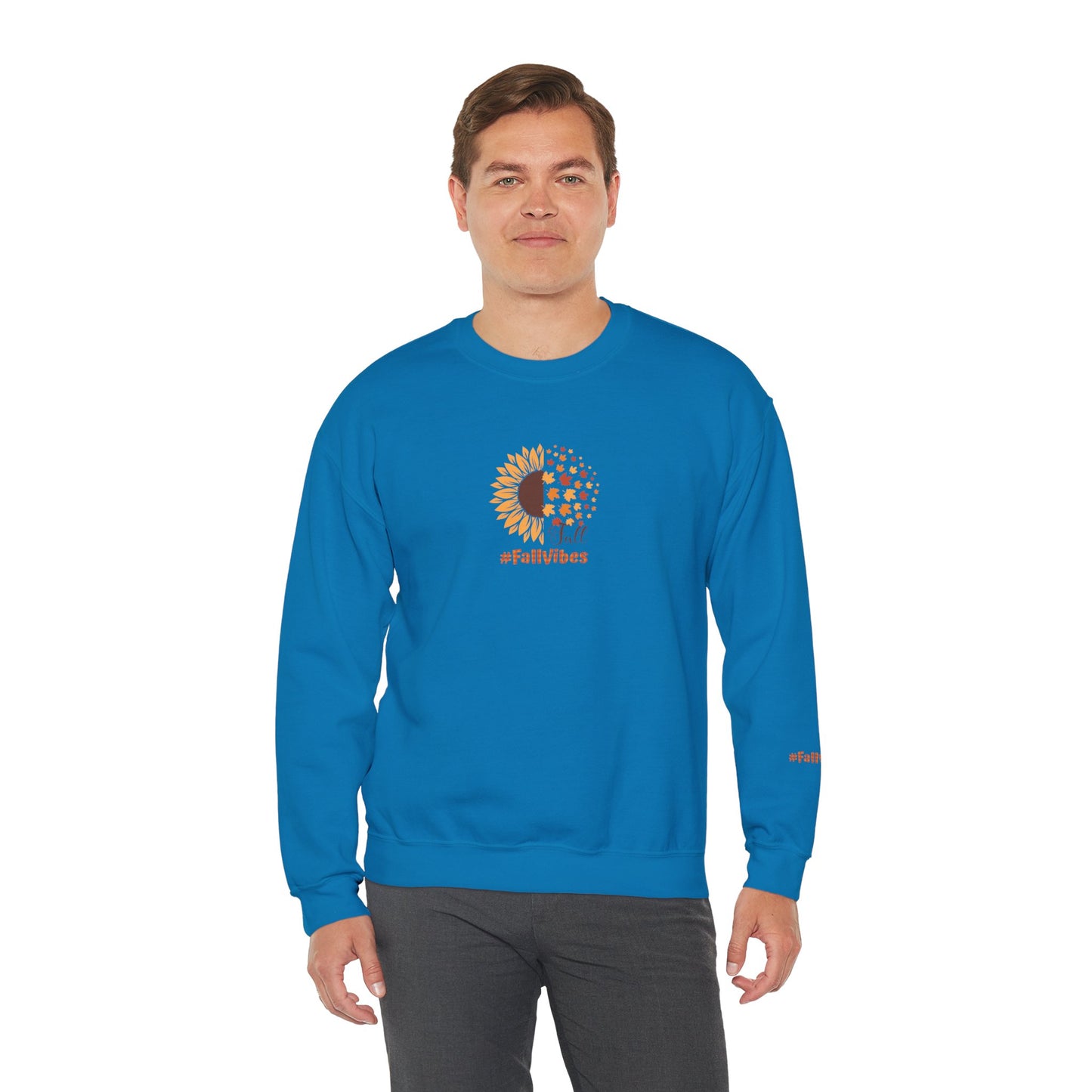 Fall Vibes Unisex Heavy Blend™ Crewneck Sweatshirt
