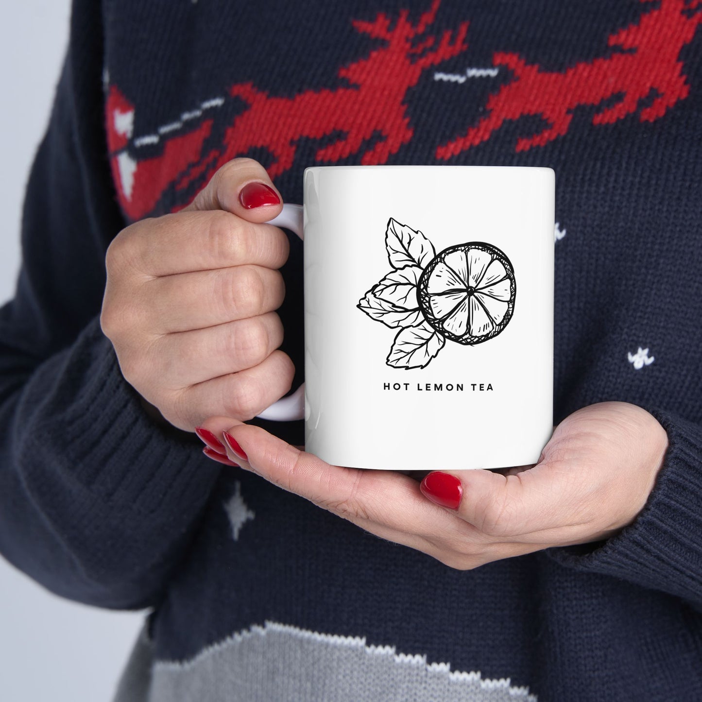 Hot LemonTea Ceramic Mug, (11oz, 15oz)