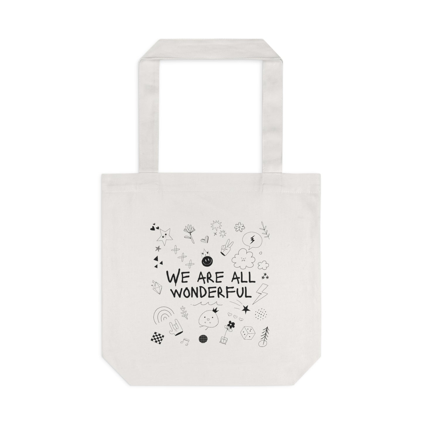 We Are All Wonderful Cotton Tote Bag