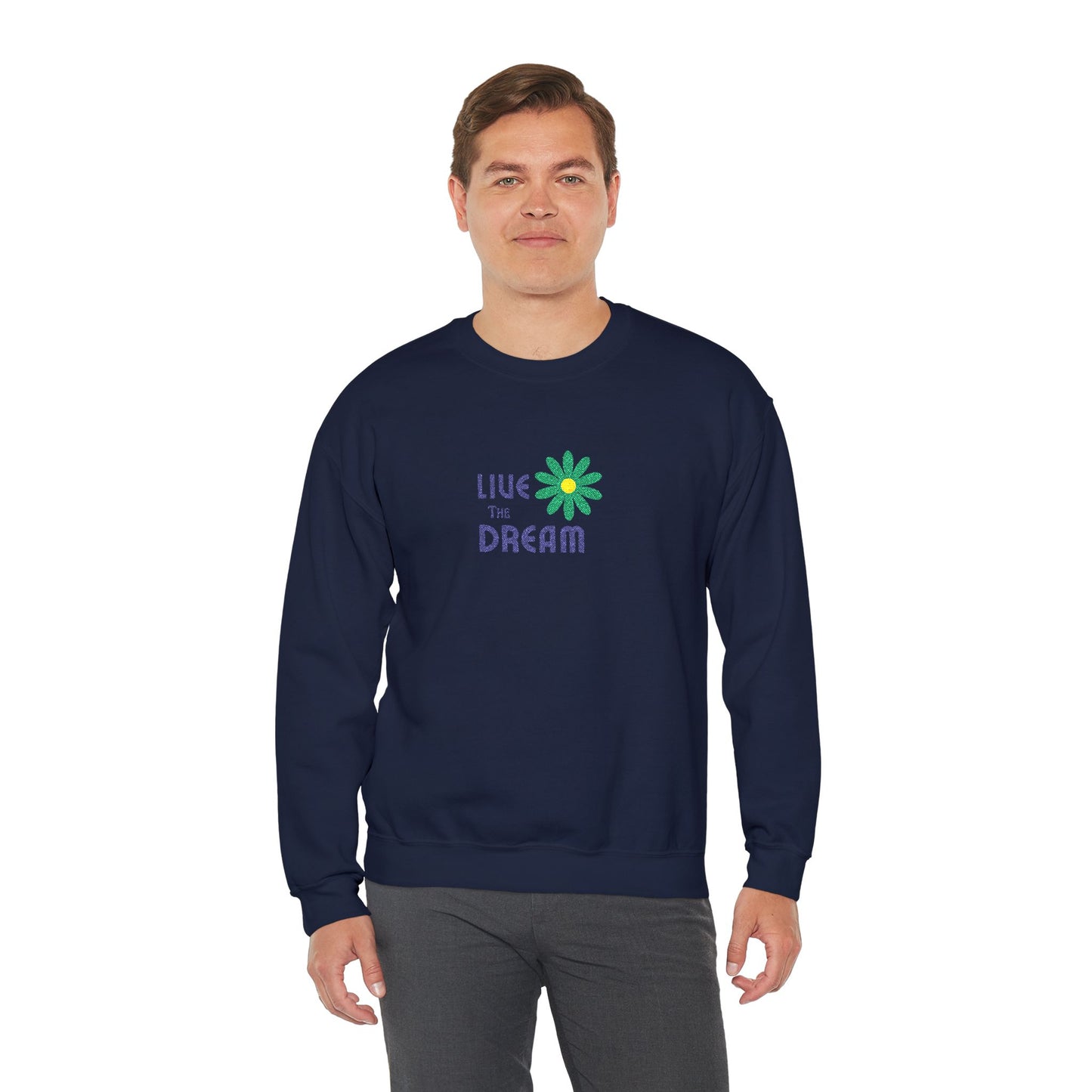 Live The Dream Unisex Heavy Blend™ Crewneck Sweatshirt