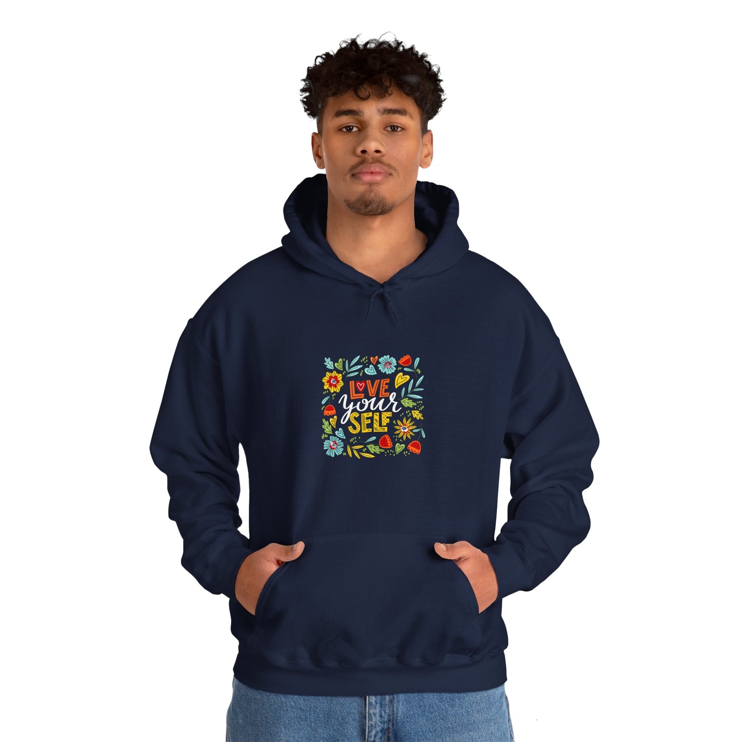 Love Yourself Unisex Heavy Blend™ Hooded Sweatshirt