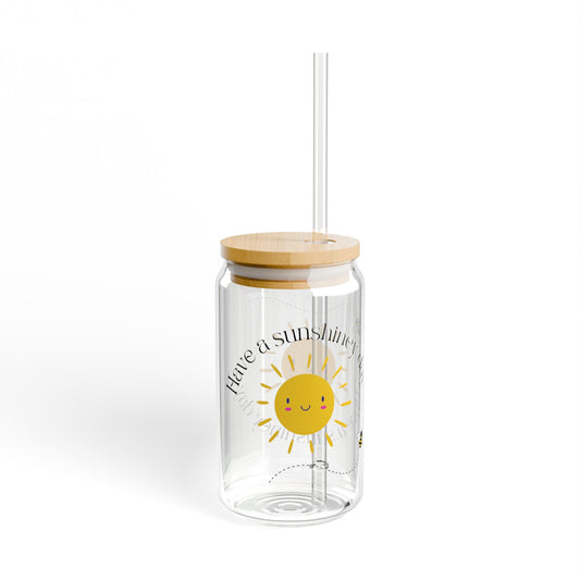 Have A Sunshiney Sipper Glass, 16oz