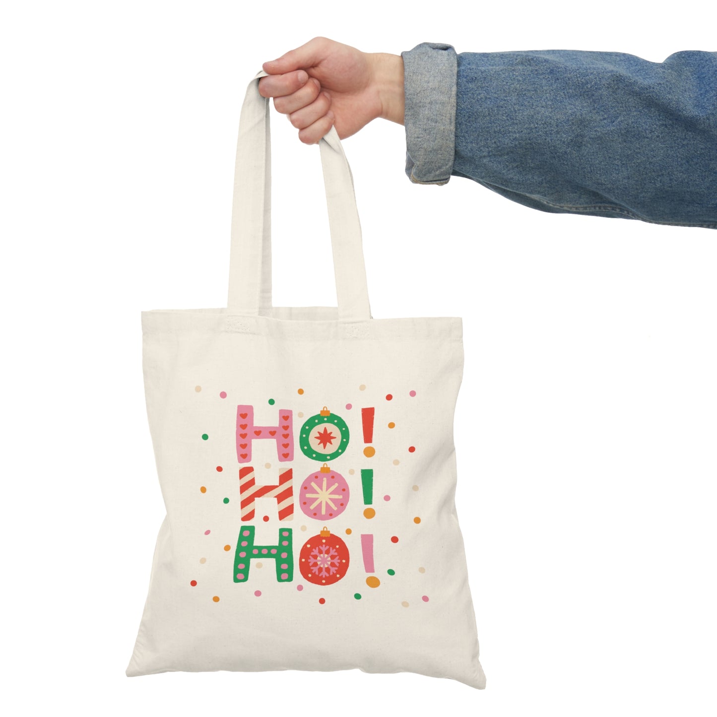Ho! Ho! Ho! Natural Tote Bag