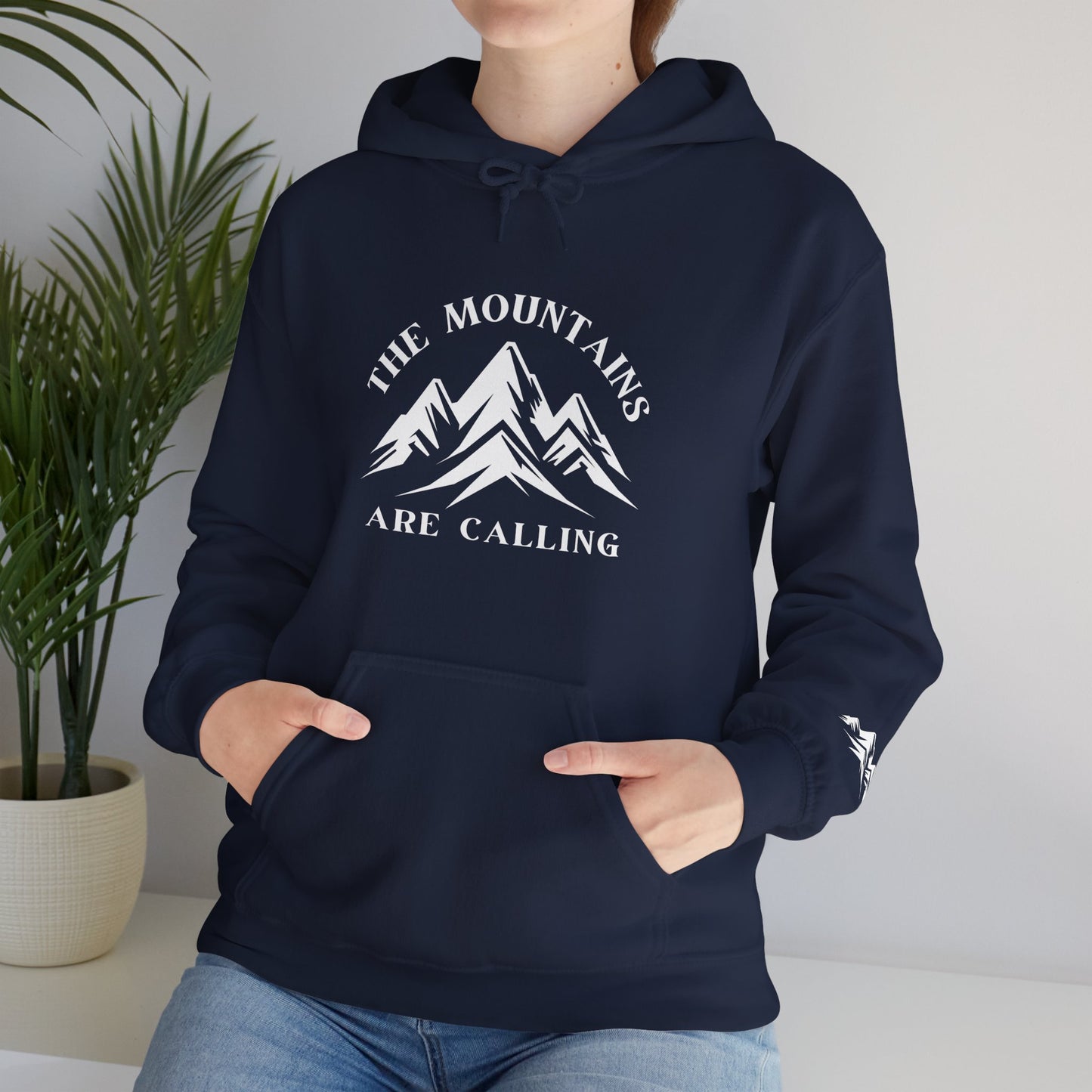 The Mountains Are Calling Unisex Heavy Blend™ Hooded Sweatshirt