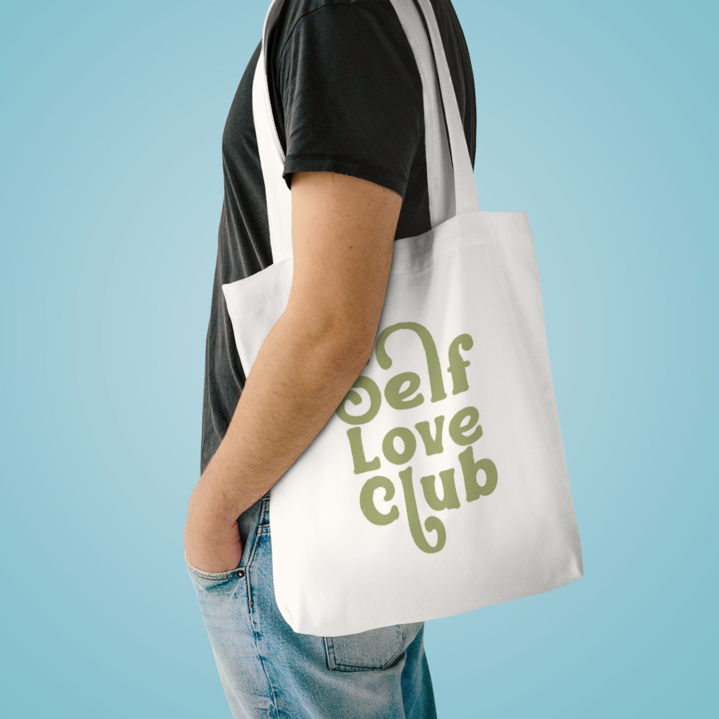 Self Love Club Cotton Tote Bag