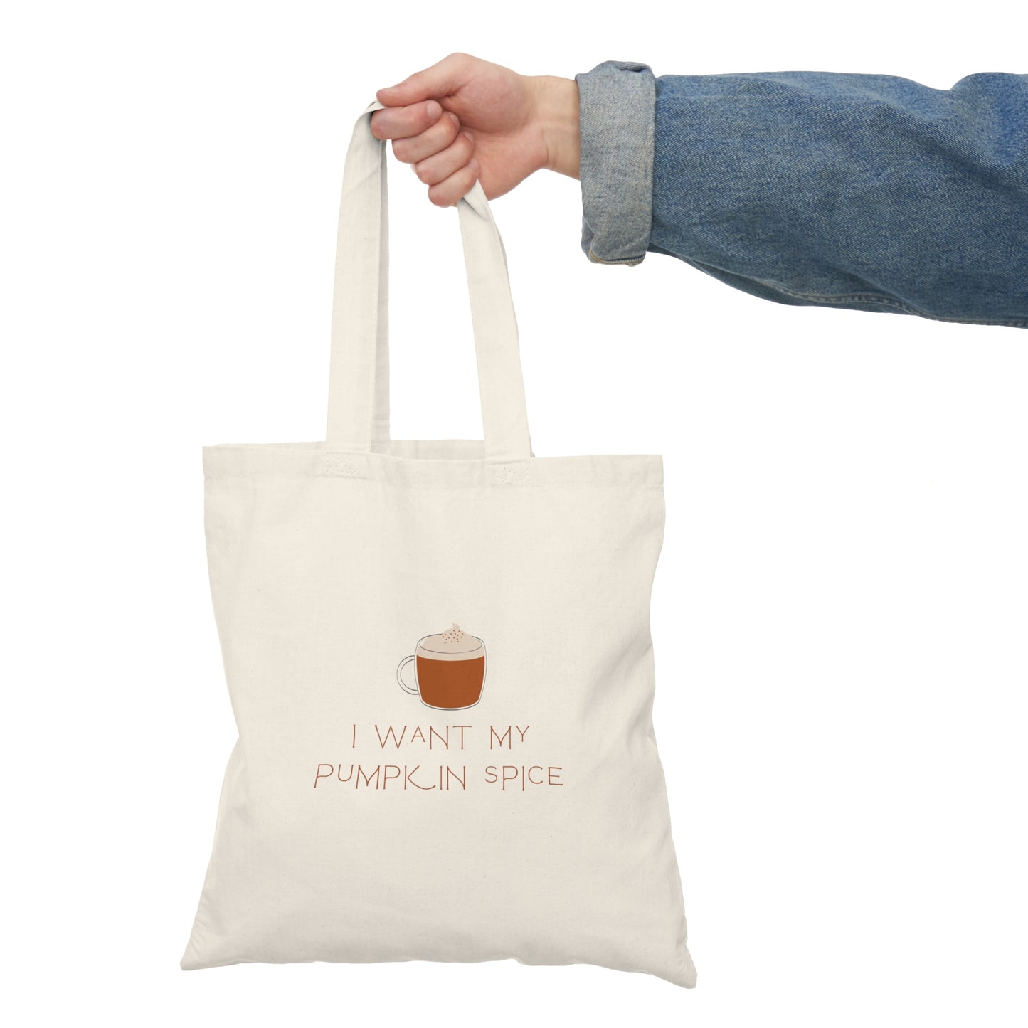 I Want My Pumpkin Natural Tote Bag