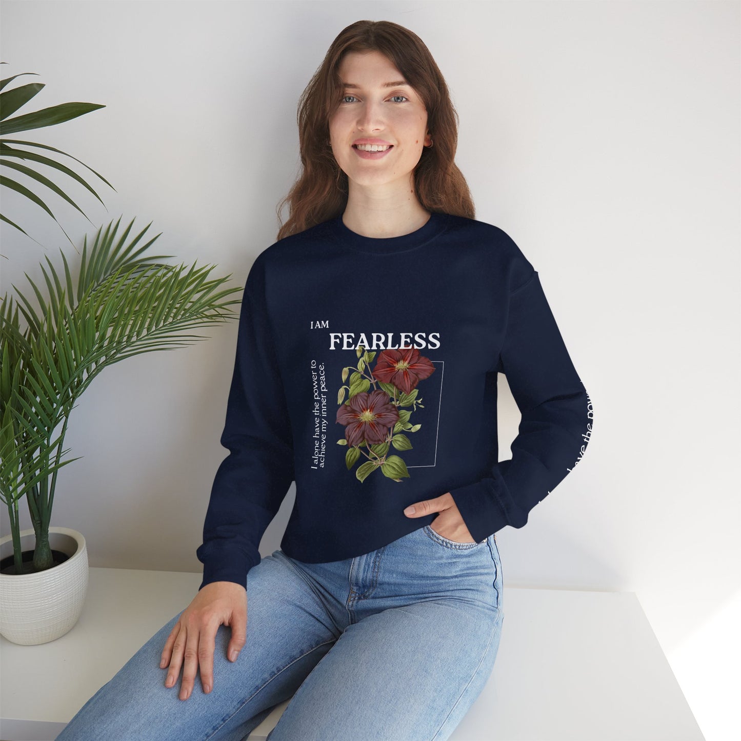 I Am Fearless Women's Heavy Blend™ Crewneck Sweatshirt