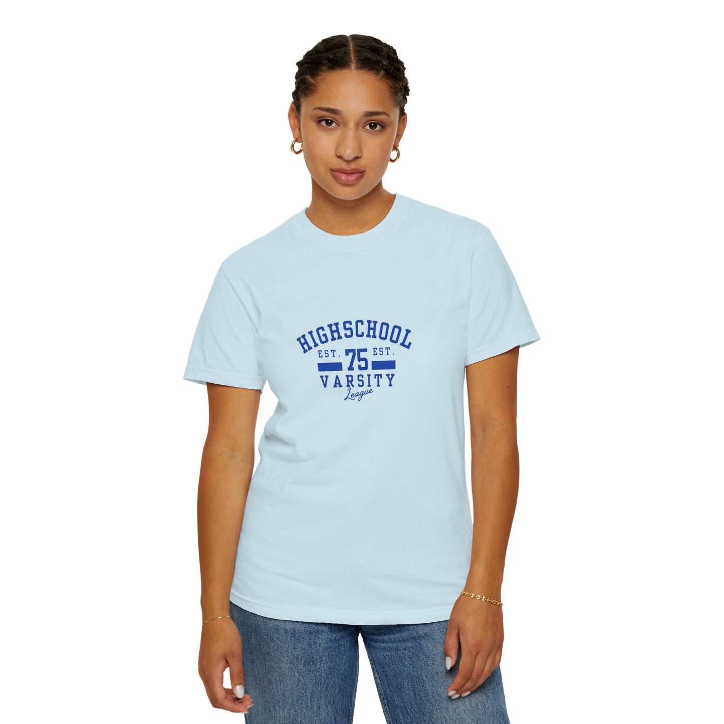 High School Varsity League Unisex Garment-Dyed T-shirt