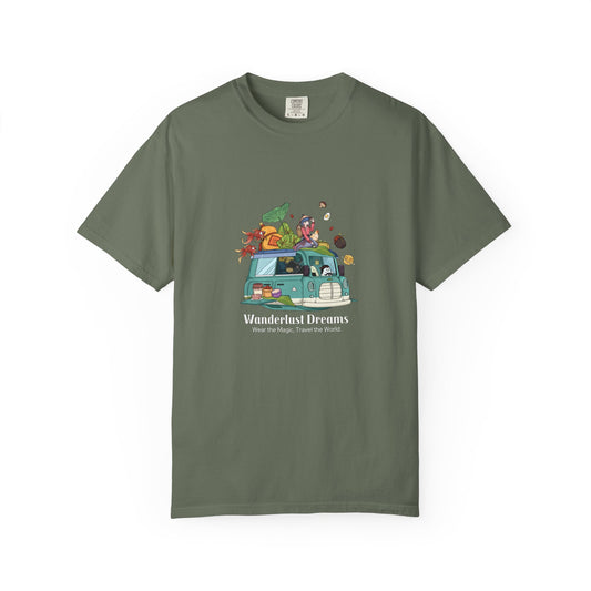 Wanderlust Dreams Unisex Garment-Dyed T-shirt