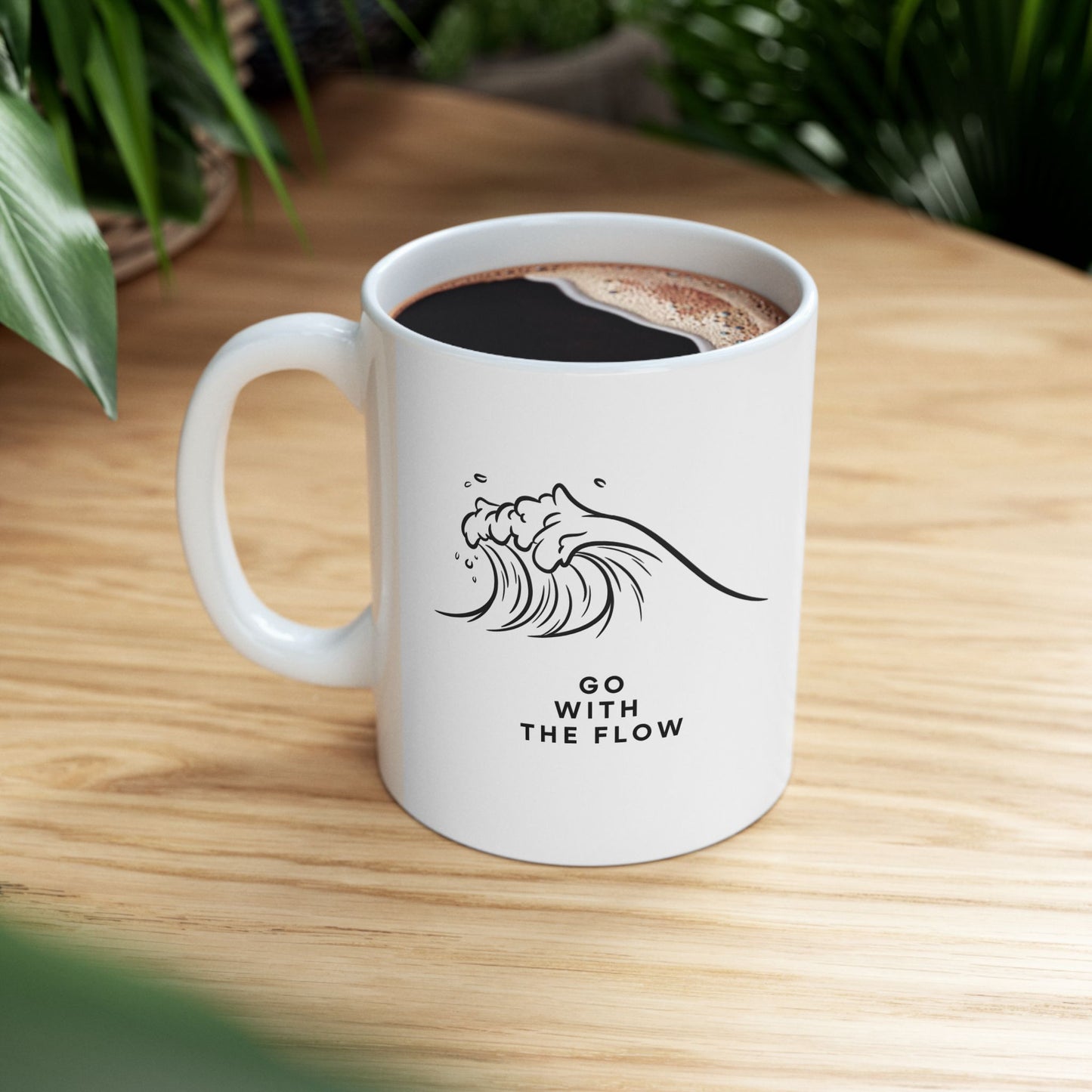 Go With The Flow Ceramic Mug, (11oz, 15oz)
