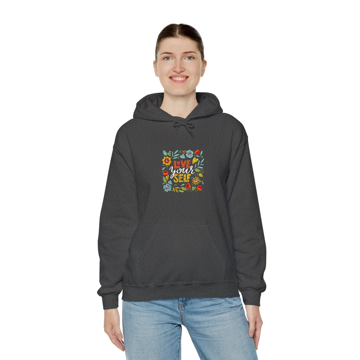 Love Yourself Unisex Heavy Blend™ Hooded Sweatshirt