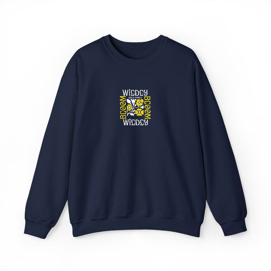 Bloom Wildly Unisex Heavy Blend™ Crewneck Sweatshirt (Embroidery Decoration)