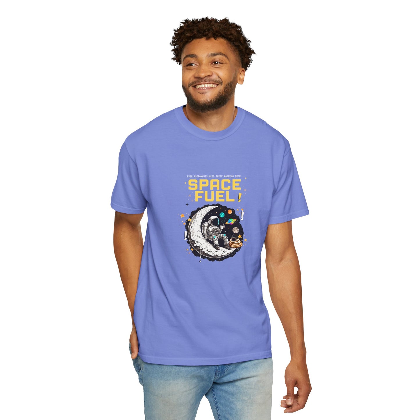 Space Fuel Unisex Garment-Dyed T-shirt