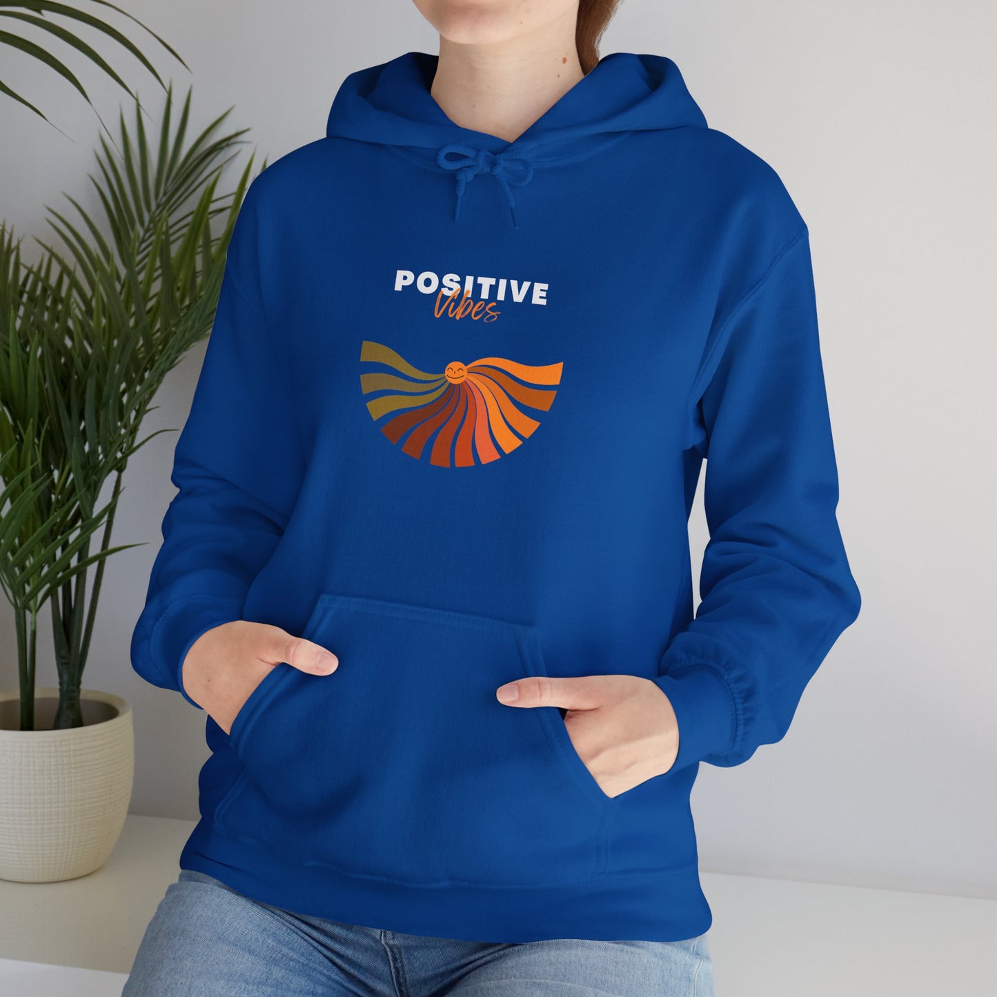 Positive Vibes Unisex Heavy Blend™ Hooded Sweatshirt