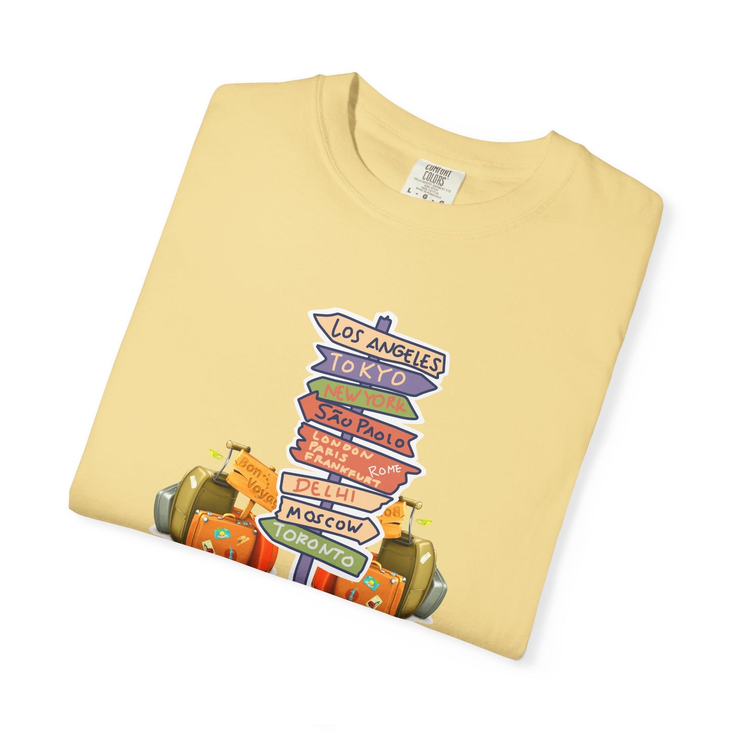 Travel Is Always A Good Idea Unisex Garment-Dyed T-shirt