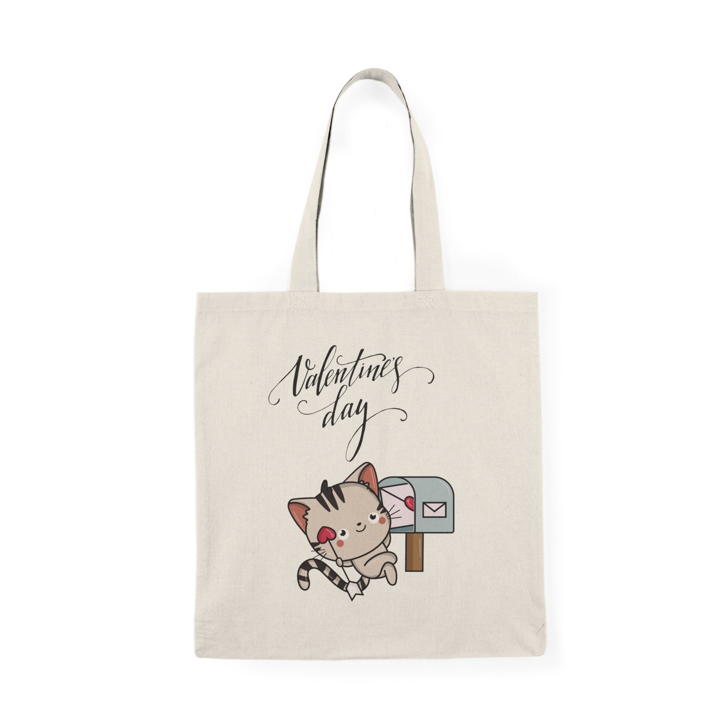 Valentine's Day Natural Tote Bag