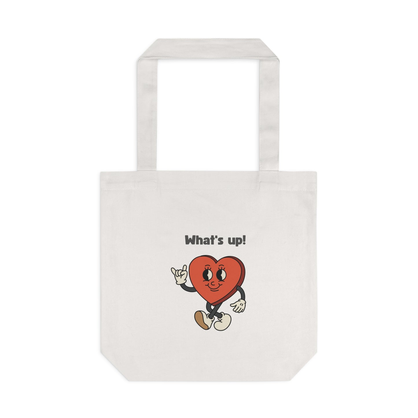 Cool Heart Cotton Tote Bag