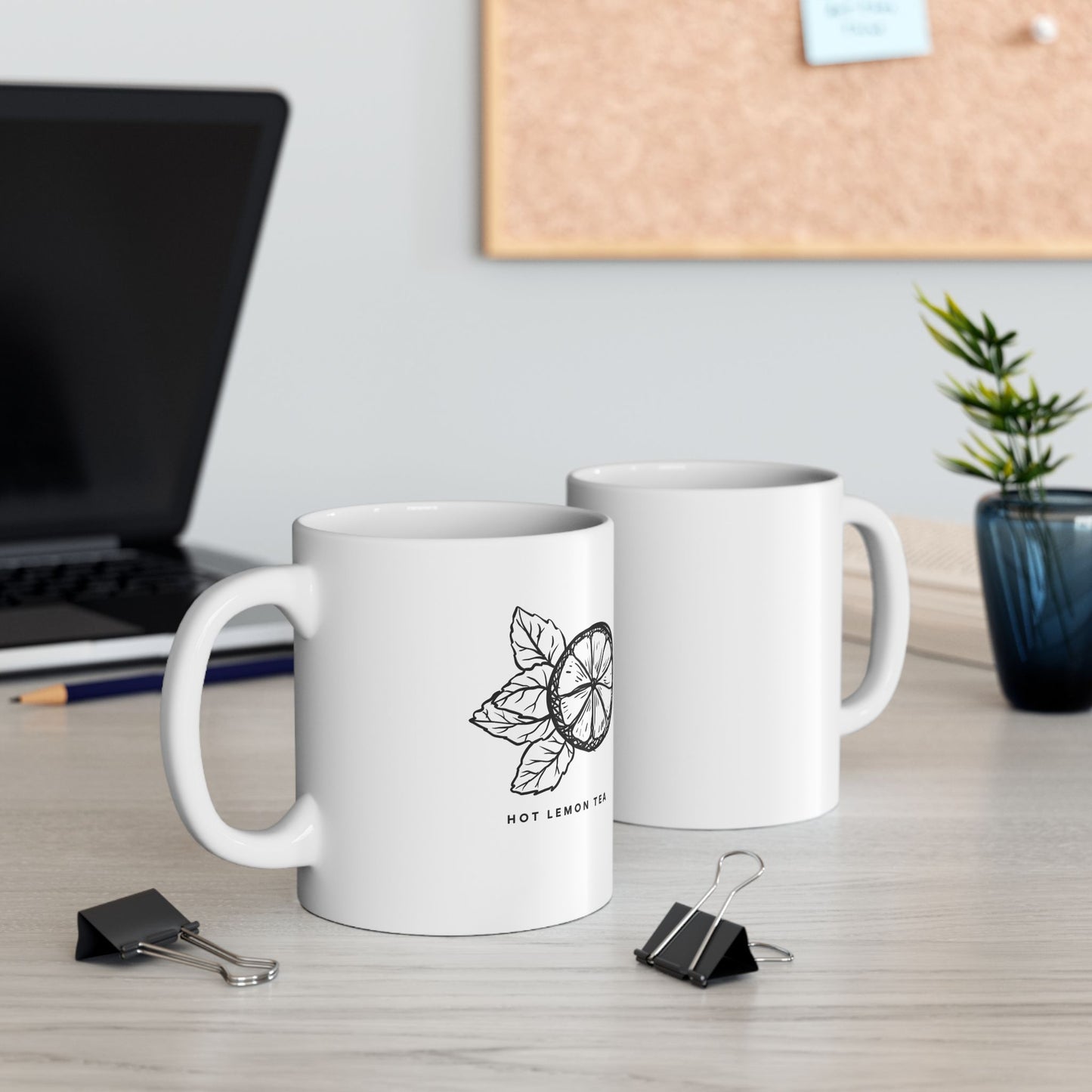 Hot LemonTea Ceramic Mug, (11oz, 15oz)