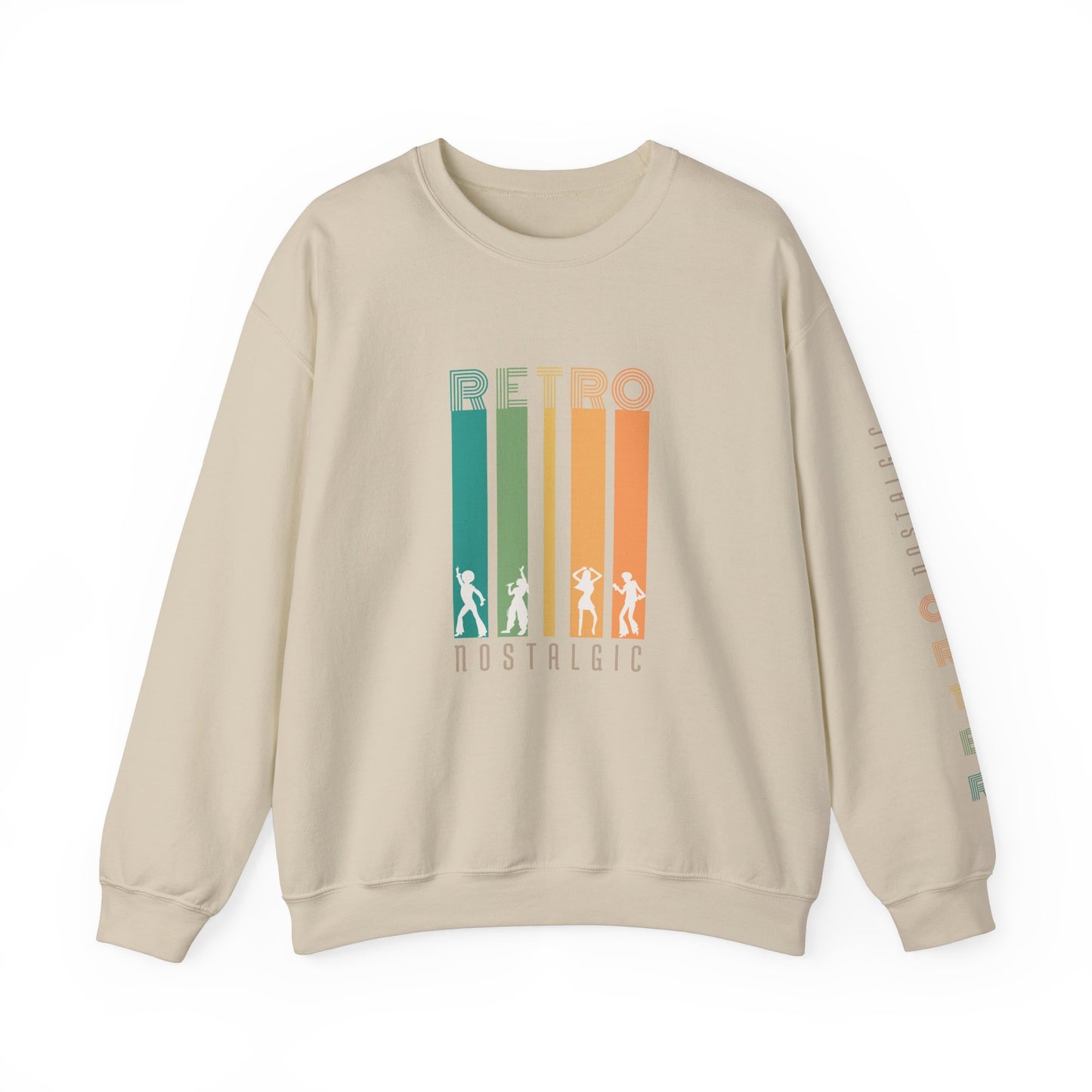 Retro Nostalgic Unisex Heavy Blend™ Crewneck Sweatshirt