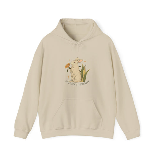Follow The Rabbit Women's Heavy Blend™ Hooded Sweatshirt
