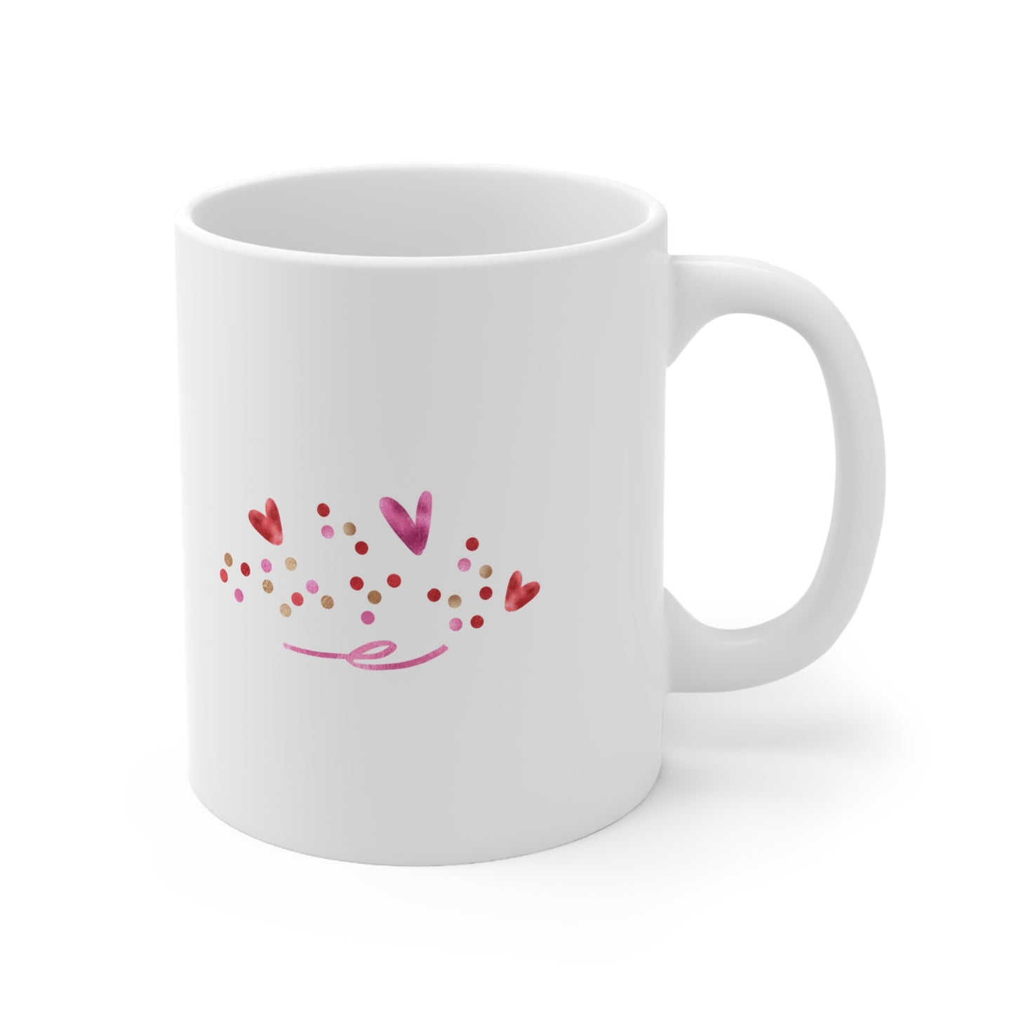 Romantic Valentine's Day Ceramic Coffee Mug, 11oz