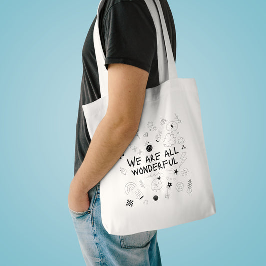 We Are All Wonderful Cotton Tote Bag