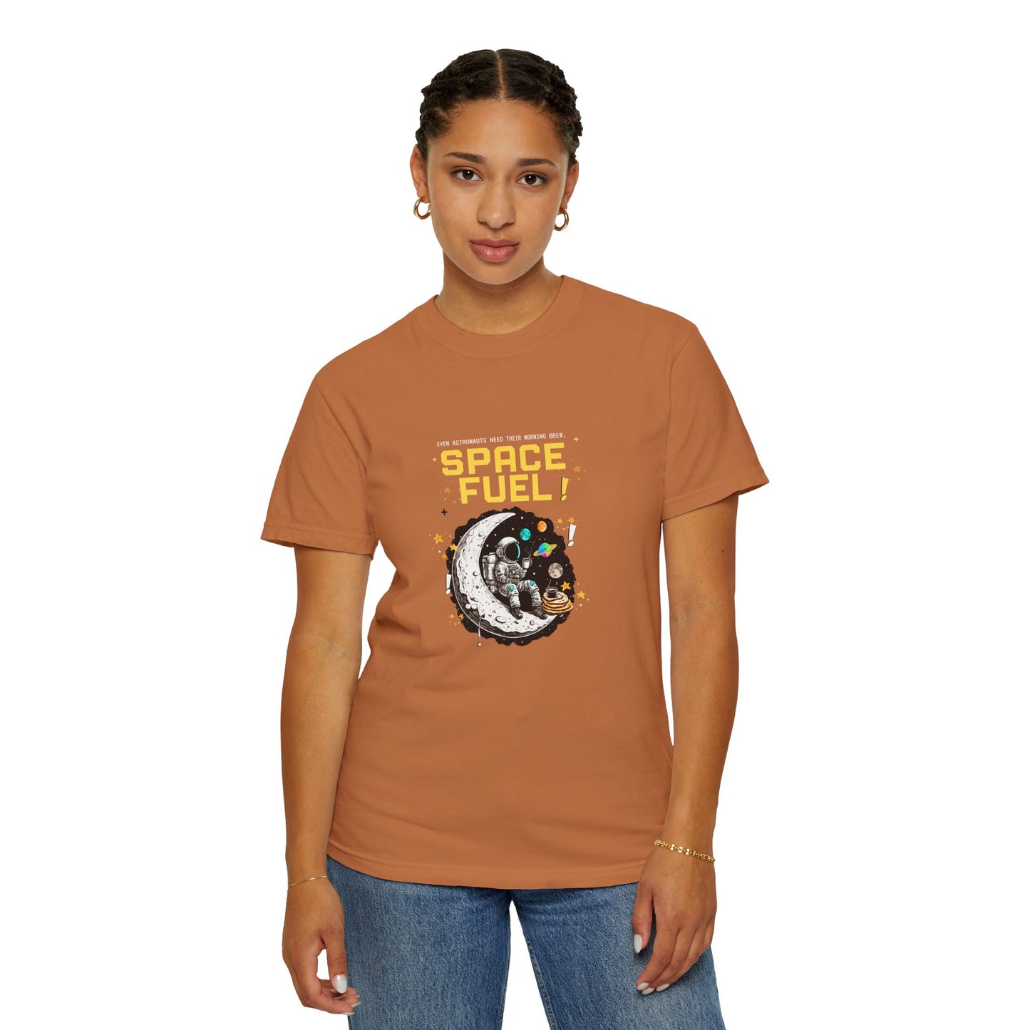 Space Fuel Unisex Garment-Dyed T-shirt