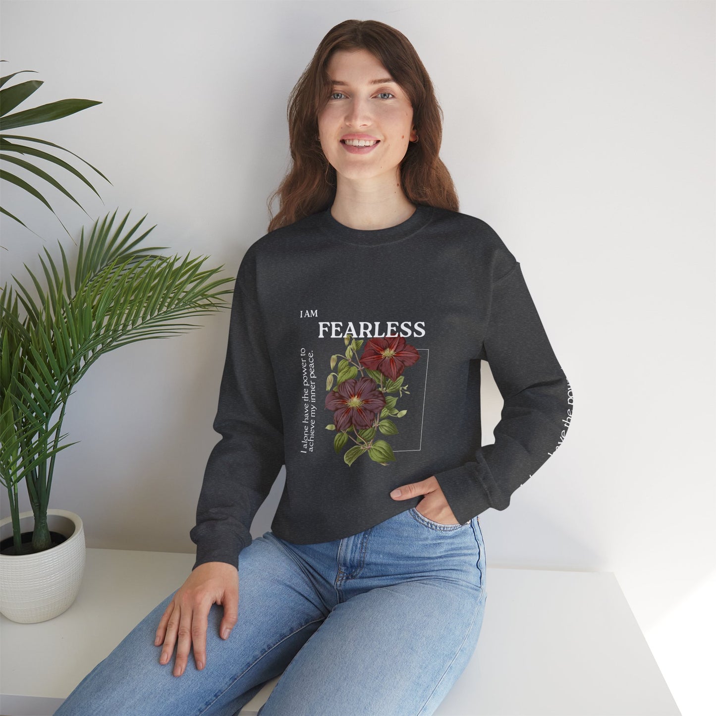 I Am Fearless Women's Heavy Blend™ Crewneck Sweatshirt