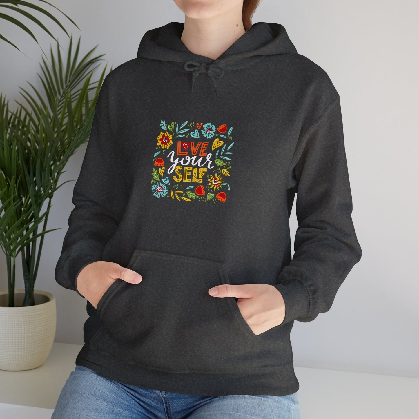 Love Yourself Unisex Heavy Blend™ Hooded Sweatshirt