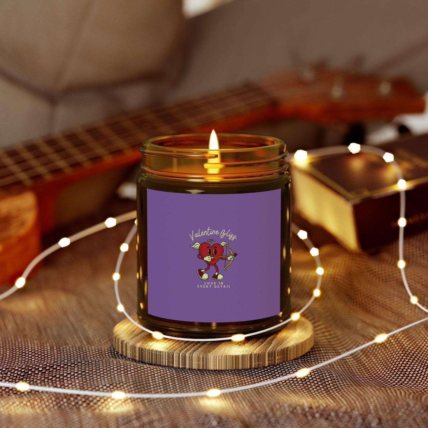 Lavender Scented, Coconut Apricot Wax Candle (9oz)