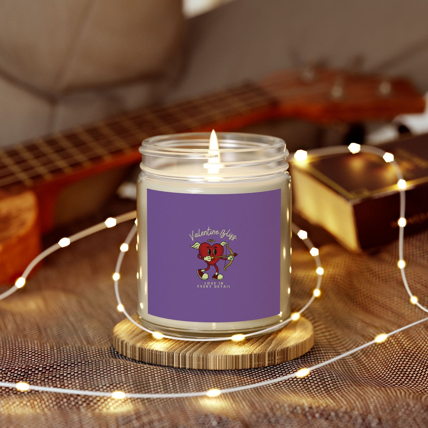 Lavender Scented, Coconut Apricot Wax Candle (9oz)