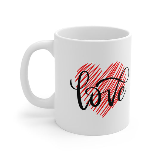 Love Ceramic Coffee Mug 11oz