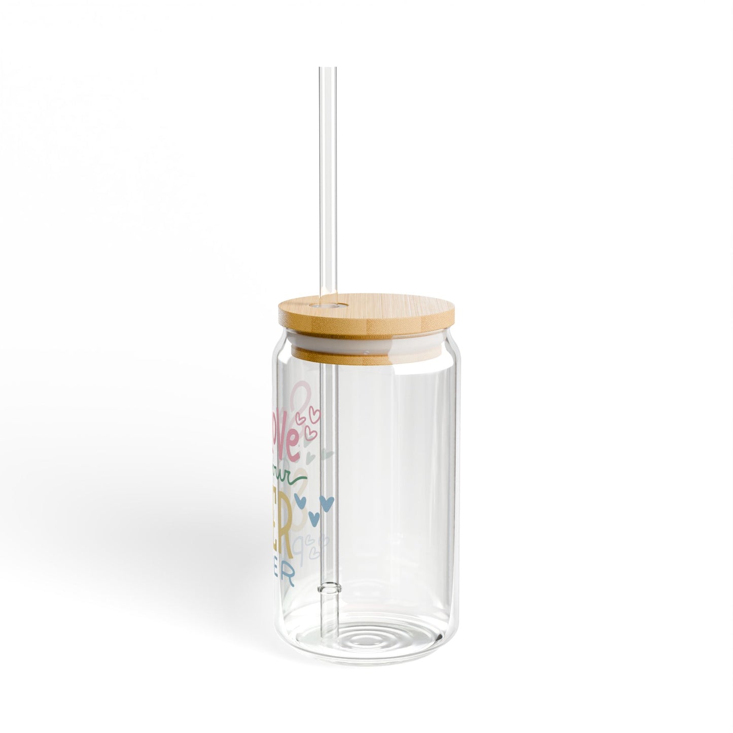 Self Love Is Your Super Power Sipper Glass, 16oz