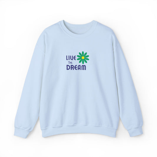 Live The Dream Unisex Heavy Blend™ Crewneck Sweatshirt