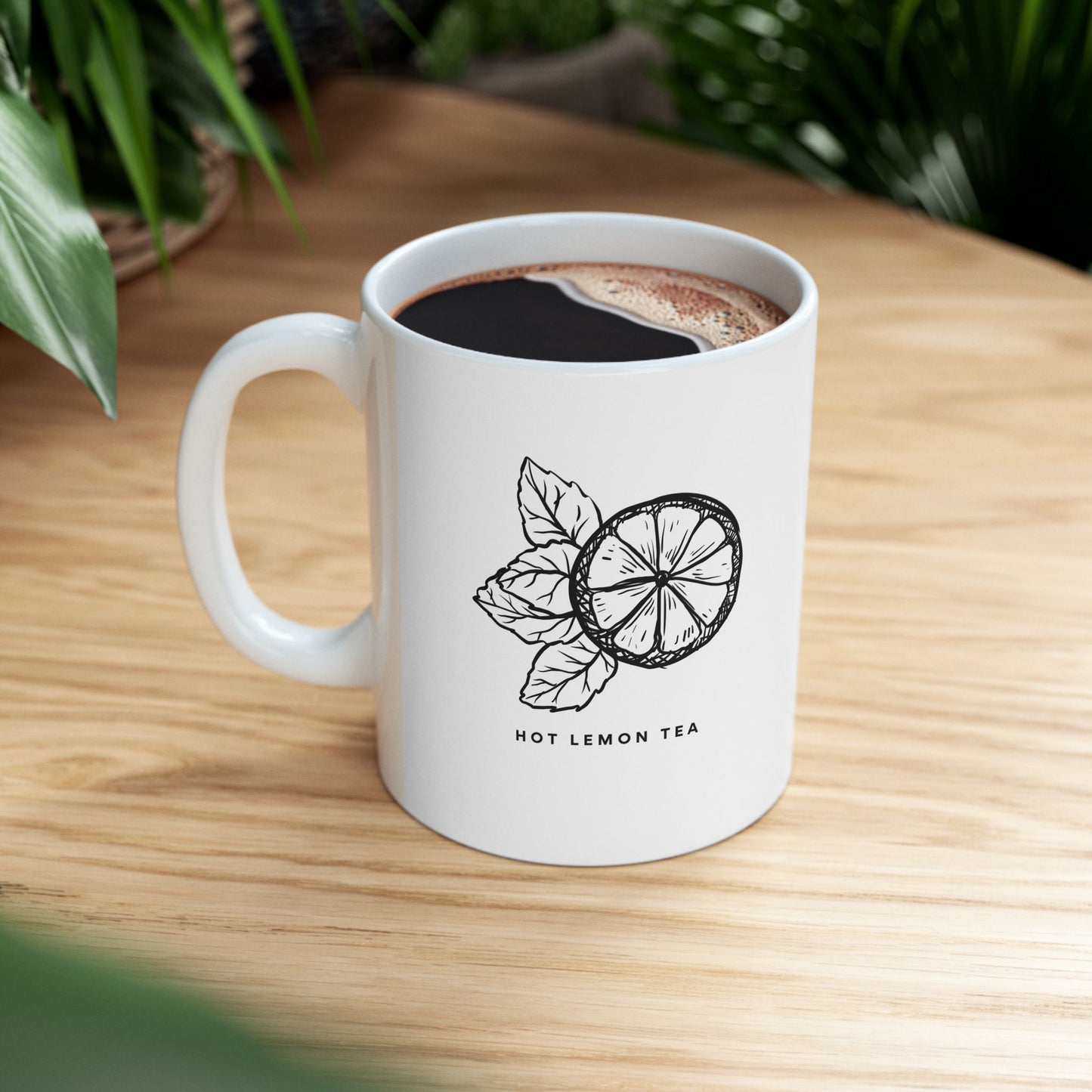 Hot LemonTea Ceramic Mug, (11oz, 15oz)