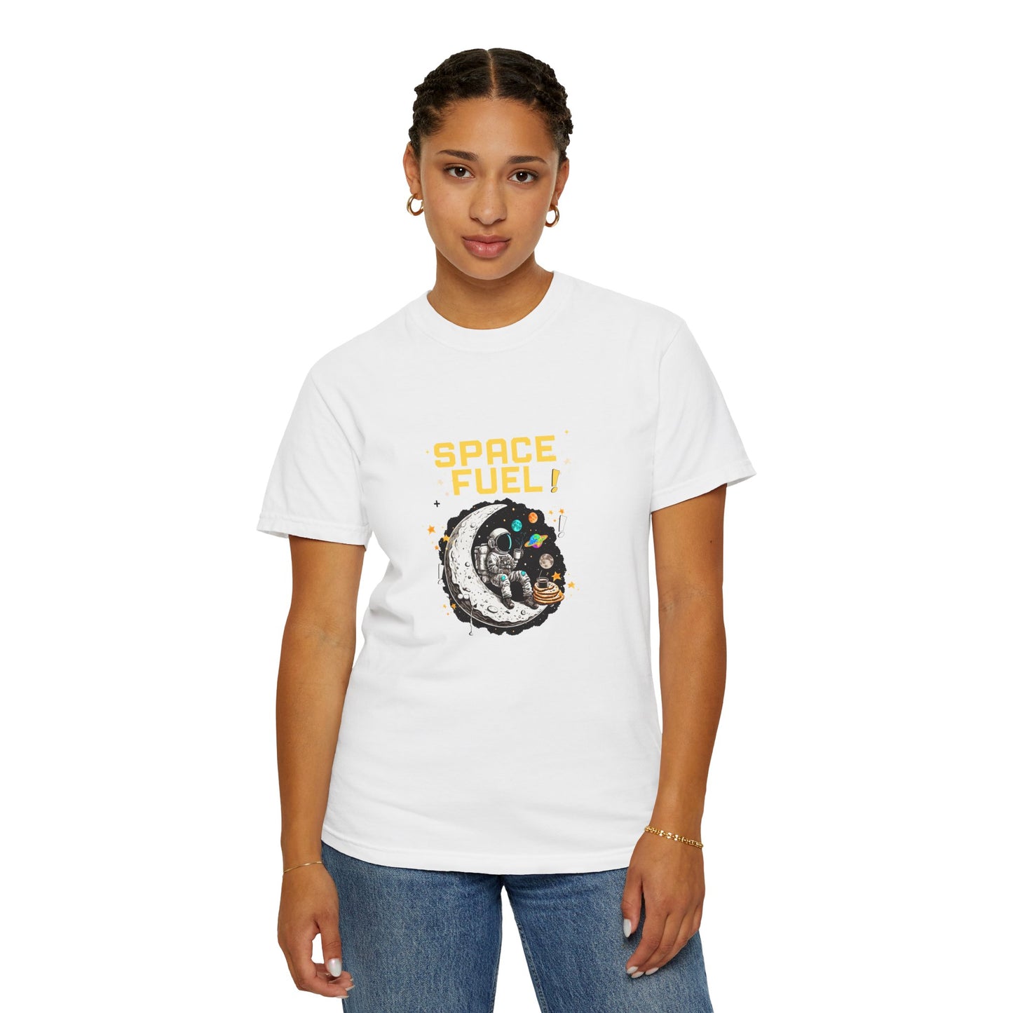 Space Fuel Unisex Garment-Dyed T-shirt
