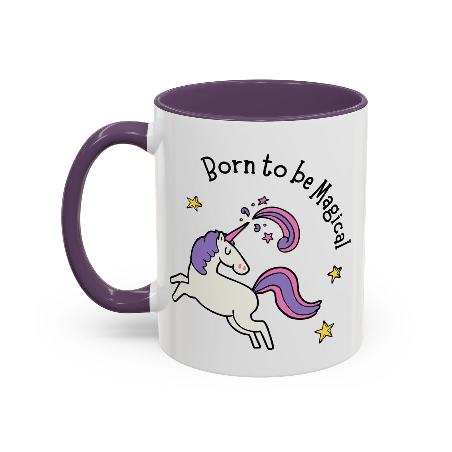 Born To Be Magical Accent Coffee Mug (11, 15oz)